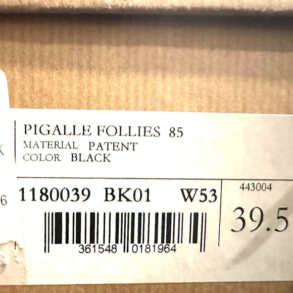 Christian Louboutin PIGALLE FOLLIES 85 Patent Leather Heels Pumps Shoes - Picture 13 of 13